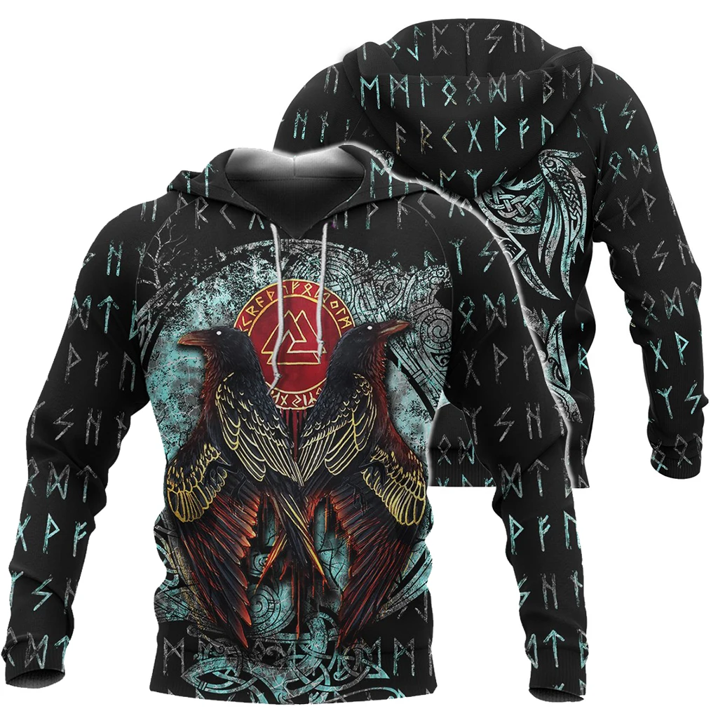 

Dark Plstar Raven Moon Tattoo 3D Printed Autumn Fashion Men Hoodie Unisex Hooded Sweatshirt Street Casual Jacket Tracksuits