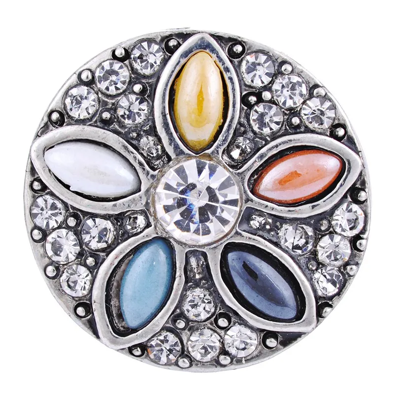 1pcs Newest Styles Anti-silver Snaps Mix Pack 18mm GingerSnaps Snap button Charms Jewelry VN-1978 | Украшения и аксессуары