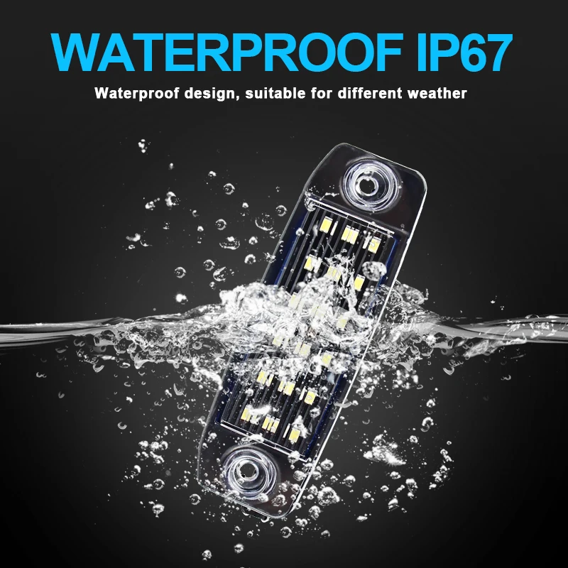 2 шт. автомобильных светодиодных номерных знаков для Hyundai Sonata 10 10-13 YF 10MY 2010-2013 GF Kia Sportage 2011-2013