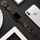 Ремешок Камуфляжный для Apple watch band 44 мм 40 мм, силиконовый браслет для iWatch band 42 мм 38 мм series 3 4 7 6 se