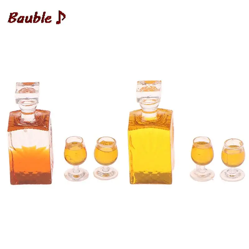 Мини-бутылка для вина миниатюрная модель кукольного дома аксессуары 1:12 кукол