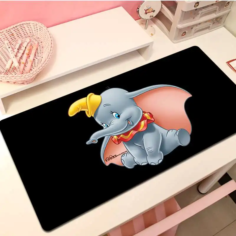 

Disney Cartoon Dumbo Elephant Silicone large/small Pad to Mouse pad Game Size for CSGO Game Player Desktop PC Computer Laptop