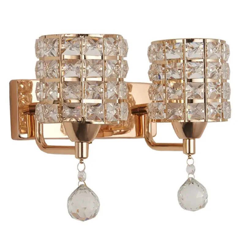 Простой современный светодиодный настенный светильник Хрустальный