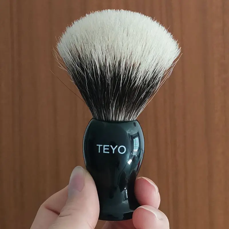 TEYO щетка для бритья из лучших двух лент Silvertip барсук идеально подходит влажного
