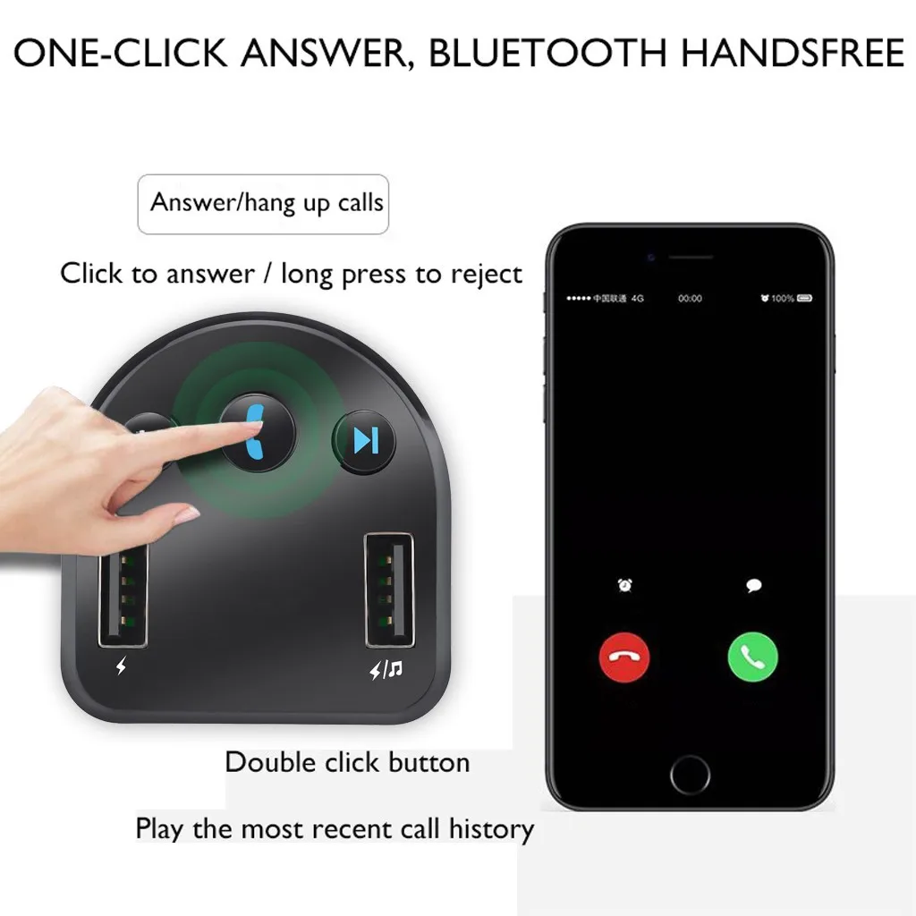 CARPRIE FM передатчик модулятор автомобильный комплект громкой связи Bluetooth аудио MP3