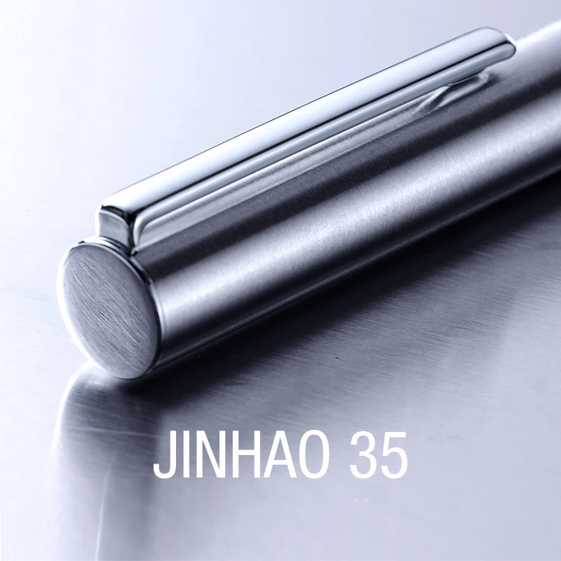 Ручка перьевая Jinhao 35 черная матовая ручка из нержавеющей стали с наконечником 3 08