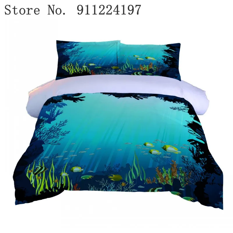 Синий фон Постельное белье для взрослых пододеяльник мягкой микрофибры один