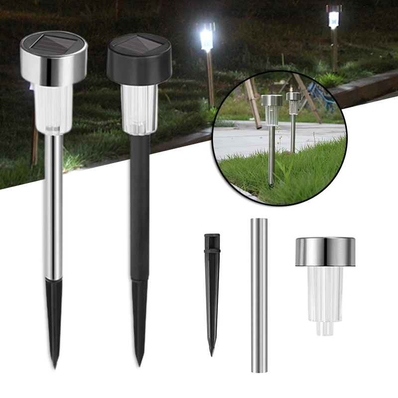 

Solar Lawn Light Garden Courtyard Plug Light Rainproof Led Lawn Small Tube Light Garden Villa Night Light sale Lawn Lamps