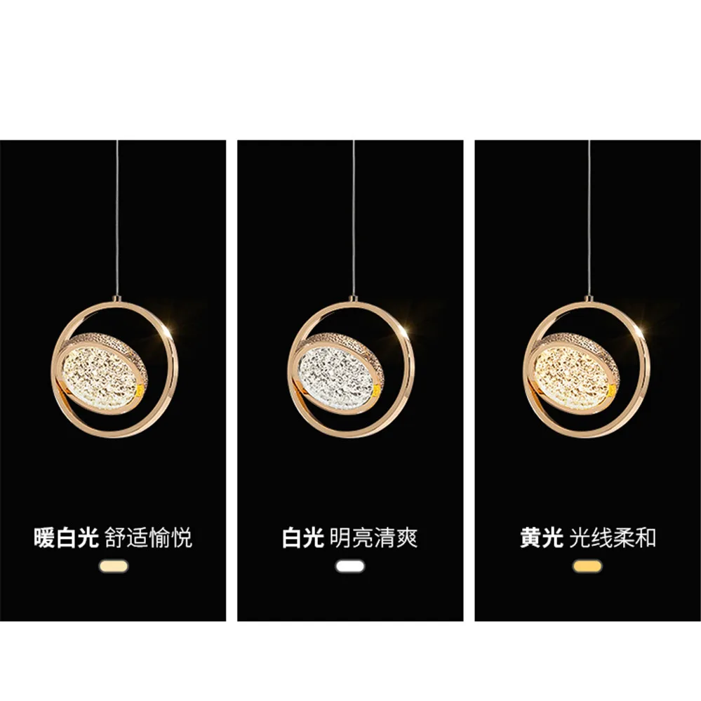 

Postmodern Luxury Design Water Ripple Acrylic Led Pendant Lights For Hotel Bedroom Dining Room Suspension Luminaire Loft Decor