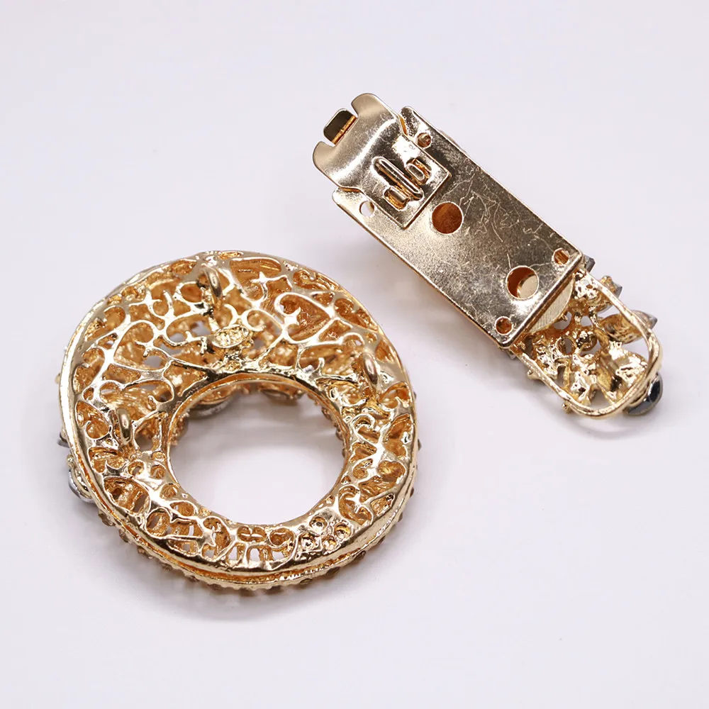 Хорошее качество 87 мм металлические стразы кнопка с свитер украшение пальто