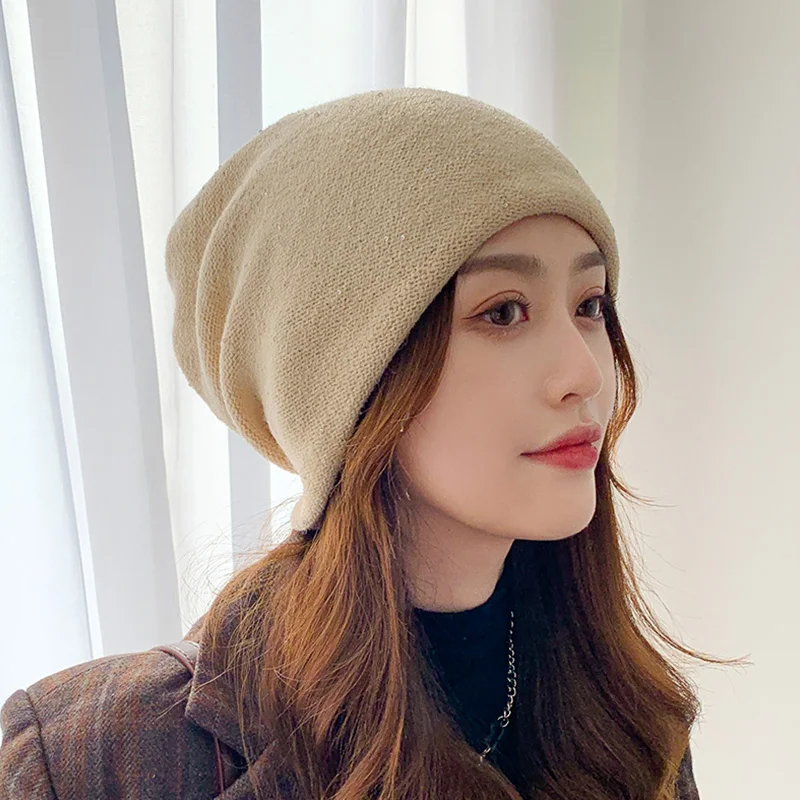 2021 New Beanie for Women's Hats Winter Warm Men Skullies Beanies Casual Knitted Hat Fashion Female Beanie Hat for Girl Cap