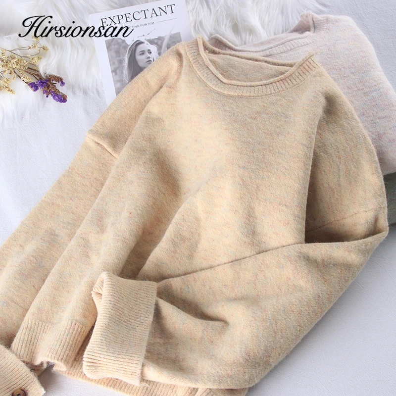 Свитер женский кашемировый на пуговицах с круглым вырезом | Женская одежда