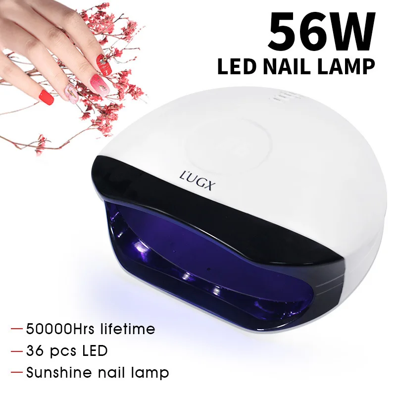 

56W High Power LED Nail Light Dryer Machine LED Smart Sensor 36 LED UV Lamp Gel Polish Timer Auto Sensor Manicure Tools
