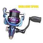 Катушка для спиннинга TSURINOYA HAWK 2000S2500S3000S, рыболовная катушка для ловли щуки и окуня, тяговое усилие 7 кг, 5,2: 1, длинная катушка для заброса окуня
