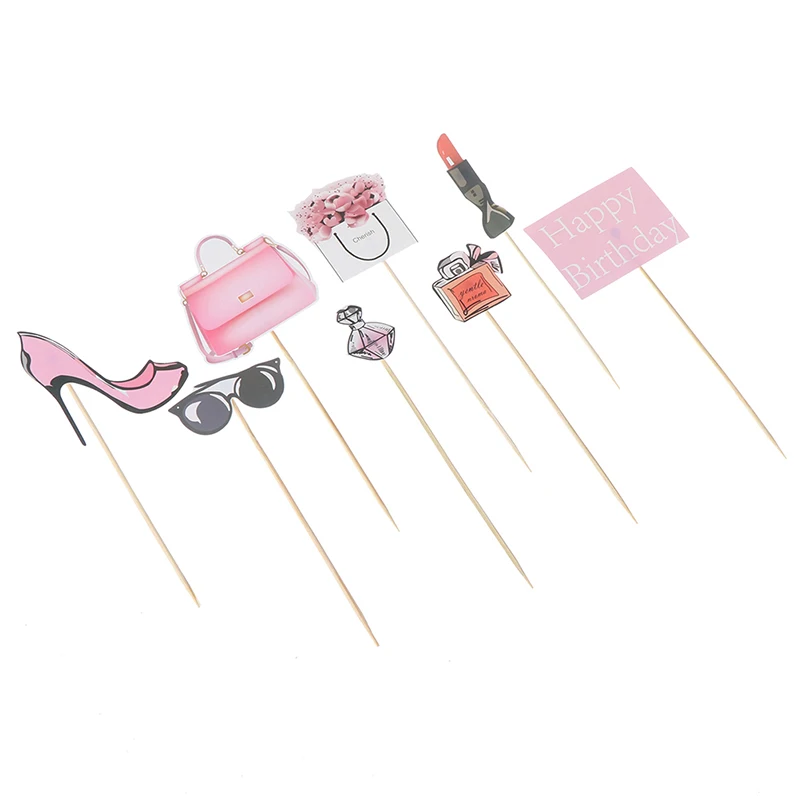 Красивая девушка бикини день рождения торт Топпер кекс сделай сам украшение