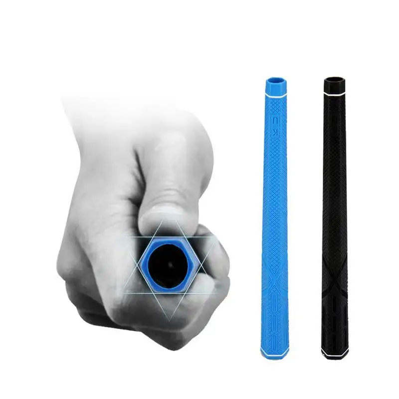Rubber Hexagonal Golf Club Grip Standard Size Lightweight Non Slip For Practice Gestures Training Aids Accessory | Спорт и