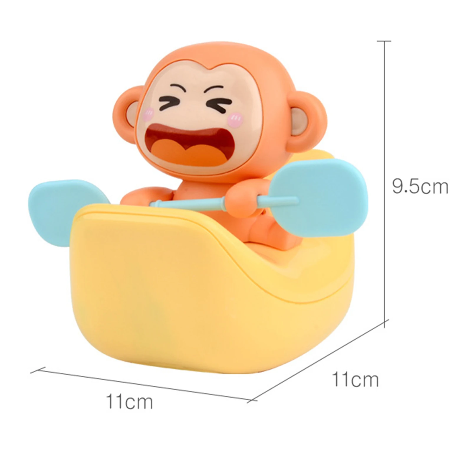 

Bath Toys Playful Monkey With Electric Banana Kayak Cute Bathtub Toys For Children's Bathroom Summer Water Toys For Kid Birthday