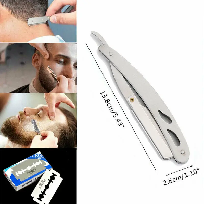 Парикмахерский салонный бритвенный станок с прямым вырезом Rasoi | Красота и