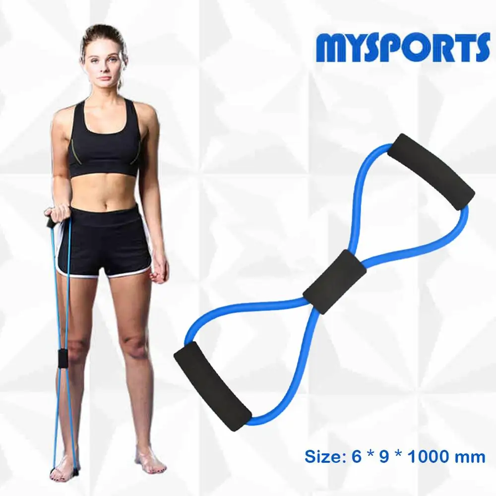 8 слово грудь Фитнес резинка с резиновой петлёй Латекс Сопротивление