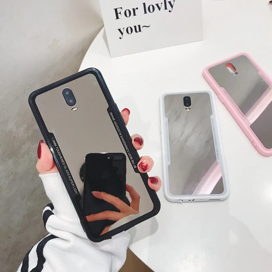 For OPPO A5 A9 2020 Reno 3 Pro F11 F9 F7 F5 A73 RENO Z Luxury Mirror Case R17 A83 A7 A3s F1s Hard Acrylic Cases |