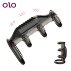 Вибрирующее кольцо на пенис, дилдо, Стимулятор точки G, пуля, вибратор, удлинитель пениса, для задержки эякуляции