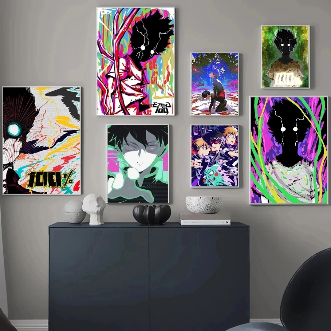 

Mob Psycho 100 Wall Art Poster HD Prints Modular Anime Japan Pictures Canvas Painting Home Decoration No Frame For Living Room