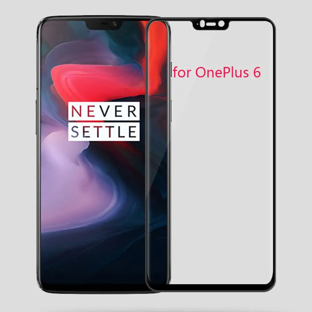 MOFI для OnePlus 6 T/OnePlus 6 закаленное стекло пленка Взрывозащищенный Полный экран протектор для OnePlus экран защитное стекло - Цвет: for OnePlus 6