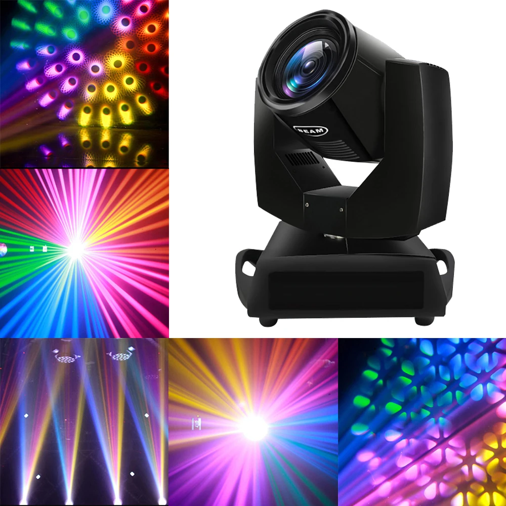 

230W 7R Beam Prism Gobo Moving Head Light DMX Controller LED Stage Light For DJ Disco Music Party Club Wedding Bar Stage Machine