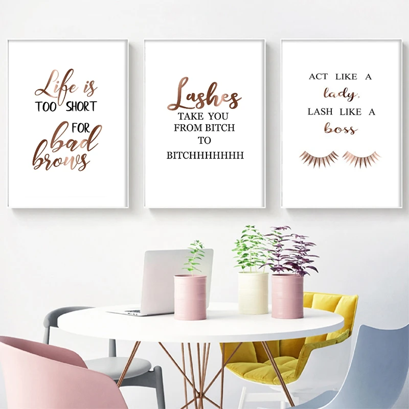 Модульный холст ресницы HD принты картинки для бровей настенная живопись Декор