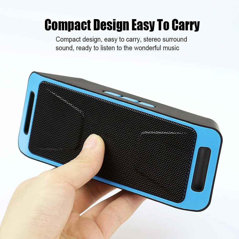 Laiyiqi популярный Bluetooth беспроводной музыкальный двойной динамик сабвуфер FM 3D
