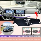 Коврик для защиты приборной панели от светильник, Накладка для приборной панели, настольное покрытие, коврики для Mercedes Benz E-Class W213 E-klase E200 E220d AMG