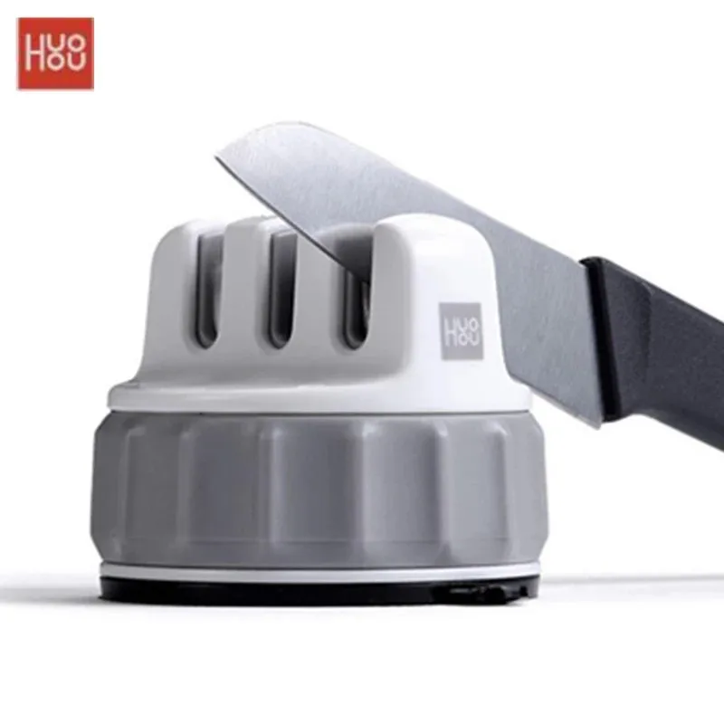 

Huohou Knife Sharpener Whetstone Sharpening Stone Grinder Knives Grindstone Diamond Ceramic Sharpener Kitchen Tools