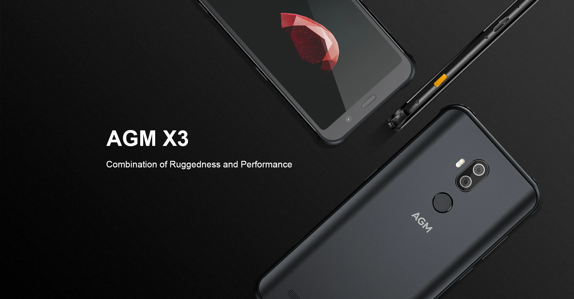 AGM X3 NFC 4G смартфон 8G 128G SDM845 Android 8,1 5,99 дюймов, мобильные телефоны IP68 водонепроницаемый мобильный телефон двойной ящик динамик