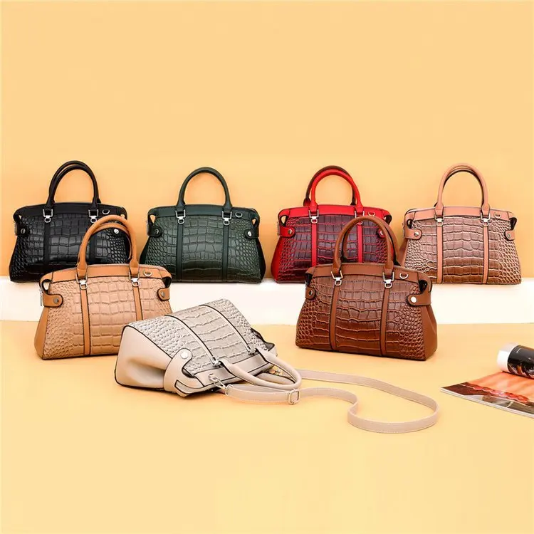 Новая крокодиловая женская сумка из искусственной кожи через плечо роскошная