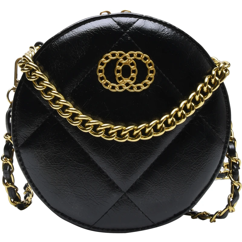 IVog Новое поступление повседневные женские маленькие черные сумки мессенджеры