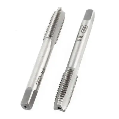 

2 шт. M8x23mm HSS 3 флейты машина резьба прямые метрические краны