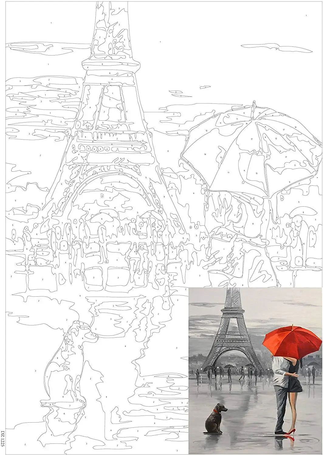 Набор для рисования по номерам на холсте полная леди - купить выгодной цене |