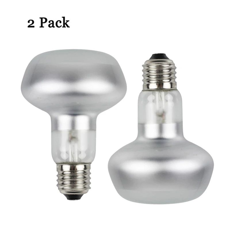 

2 Pack 75W Reptile Light UVA Heat Lamp Bulb Bearded Dragon Accessories for Reptiles 220V