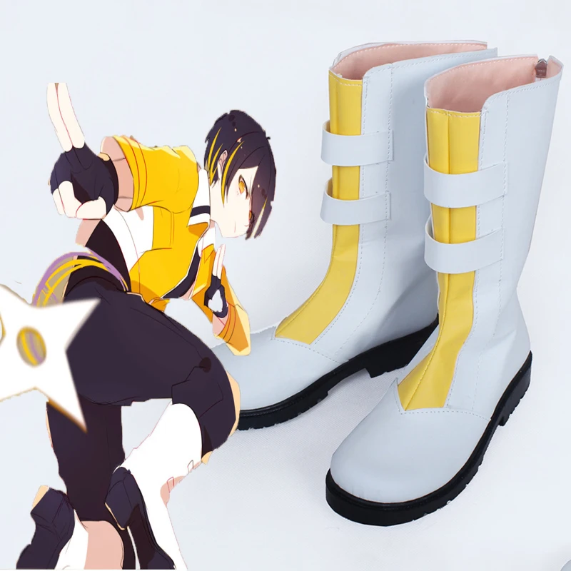 

Anime Ensemble Stars Cosplay Shoes Boots Shinobu Sengoku Cosplay Shoes Halloween Party Daily Leisure Shoes Game Cosplay Shoes