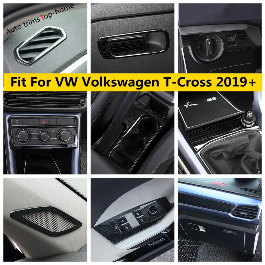 

Glove Box / Window Lift Switch Button / A Pillar Speaker / Dashboard Cover Trim For VW Volkswagen T-Cross T Cross 2019 - 2022