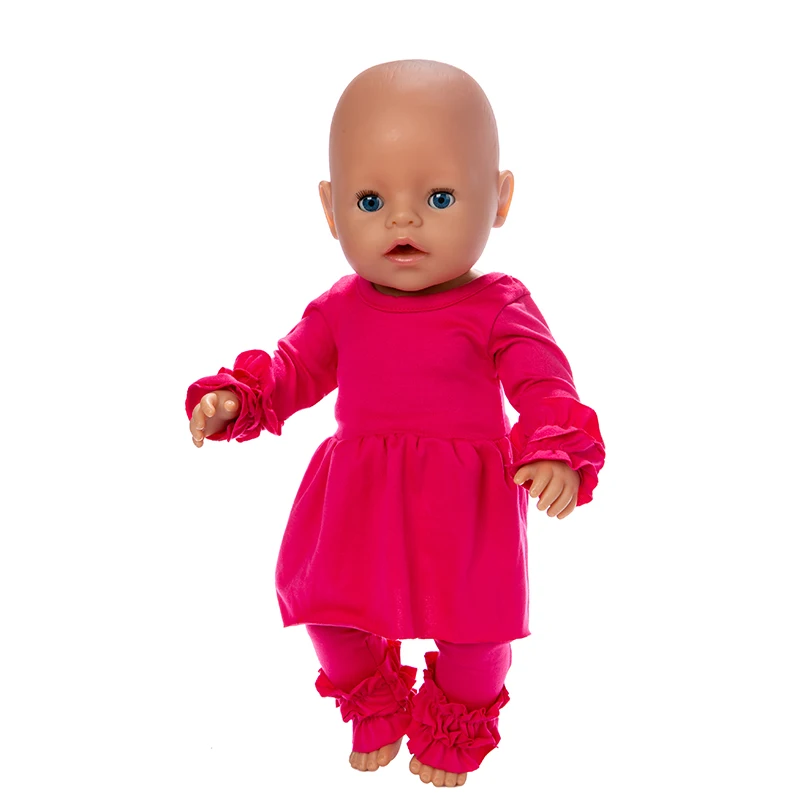 Born Baby Fit 18 дюймов 43 см кукольная одежда аксессуары комплект из рубашки и шорт для