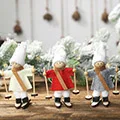 Рождественские украшения для дома Подвески navidad Рождественские елочные украшения Висячие куклы Ремесло Декор Поставщик детский подарок sd206