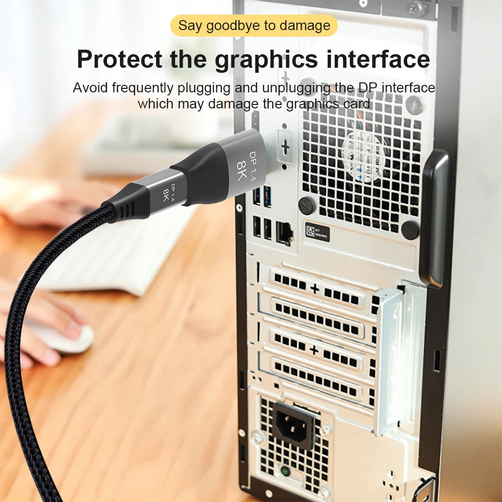 Кабель Thunderbolt 2 Mini DisplayPort DP к 8K @ 60 Гц 4K 120 с адаптером мама-папа | Электроника