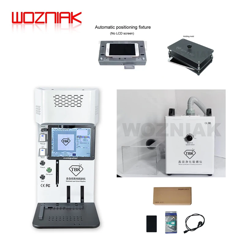 TBK машина для лазерного разделения заднего стекла TBK958B 958C 958 м iPhone 12ProMax 11 XR ремонт