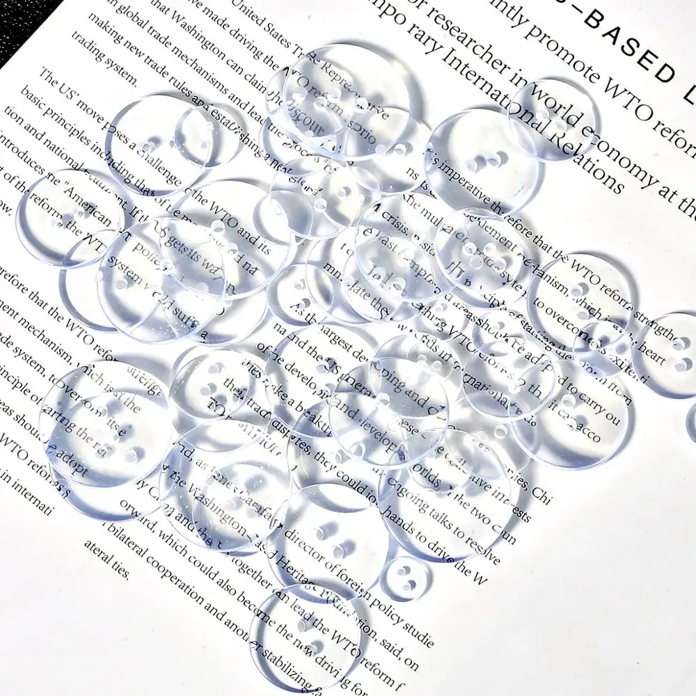 Прозрачные пуговицы из полиэстера 9 25 мм|Пуговицы| |