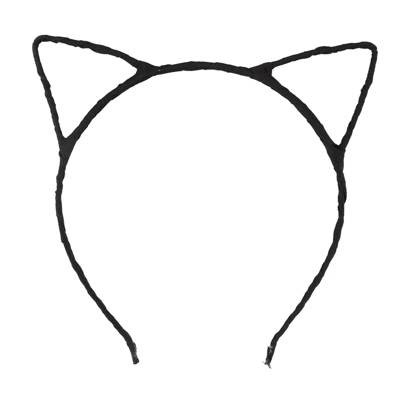 Проводная повязка на голову с кошачьими ушками для нарядного платья Вечерние