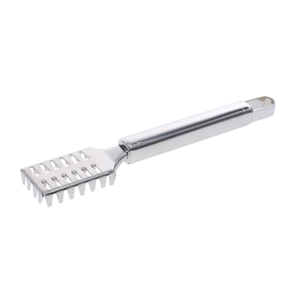 

Kitchen Gadgets Fish Skin Remover Stainless Steel Scraping Fish Scales Brush Graters Fish Cleaning Peeler Scaler Scraper