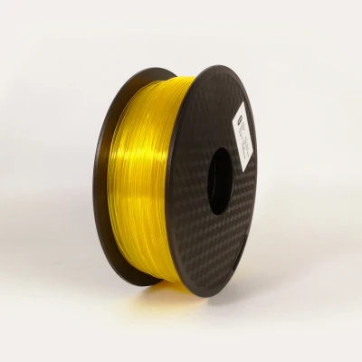 Transparent Yellow TOPZEAL 3d принтер TPU нити 1,75 мм нити гибкие мерные точность+/-0,02 мм 3D печать материал пластик - Цвет: Transparent Yellow