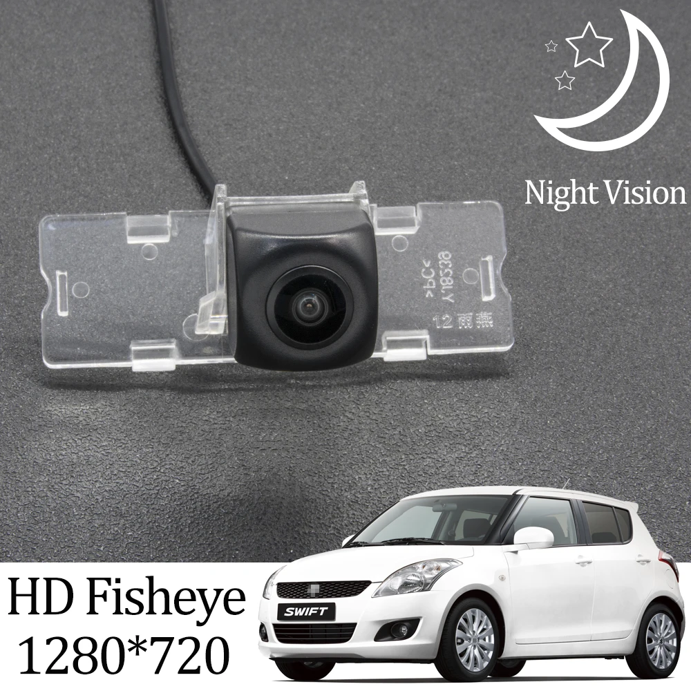 Камера заднего вида рыбий глаз Owtosin HD 1280*720 для Suzuki Swift AZG 2011 2012 2013 2014 2015 2016 2017