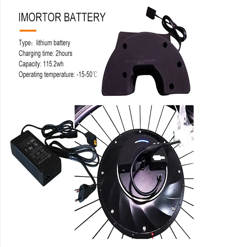 iMortor 2.0 Electric Bicycle Conversion Kit Brushless Hub Motor Wheel 20-29 inch Accessories Bike Parts Electri | Спорт и